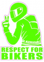 Respect for Bikers, Kawasaki sticker